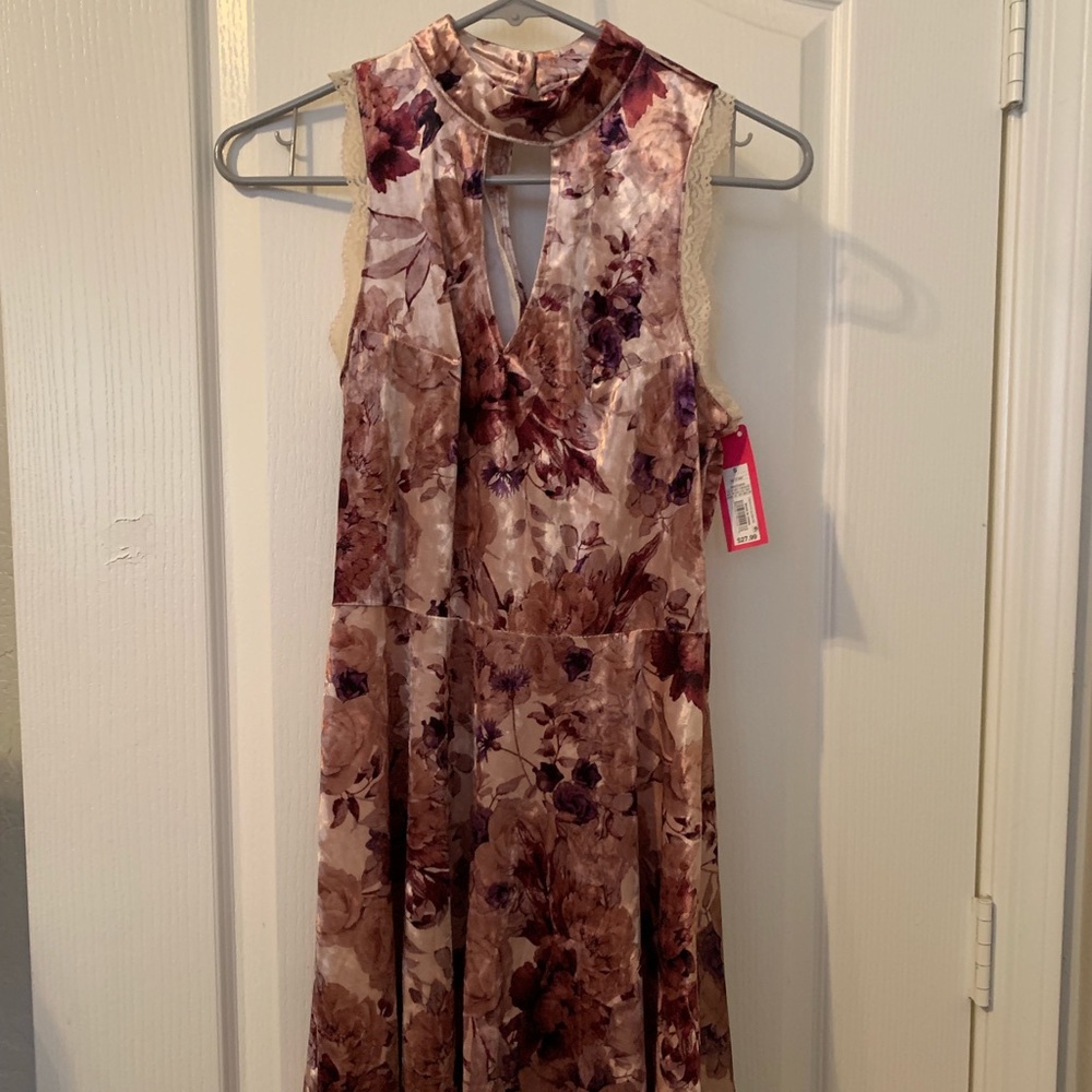 Floral Velvet Xhilaration Dress